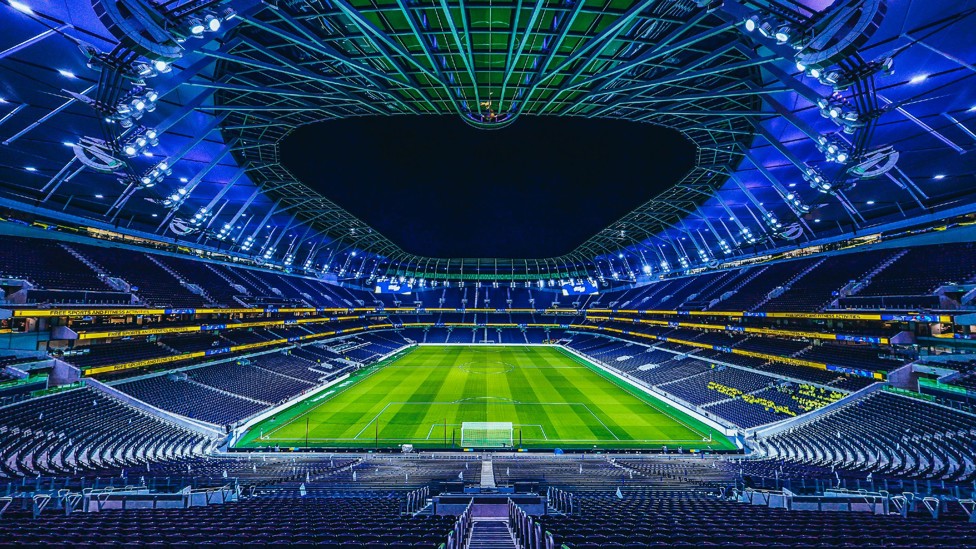 UP FOR THE CUP : Under the Tottenham Hotspur Stadium lights for some FA Cup action!