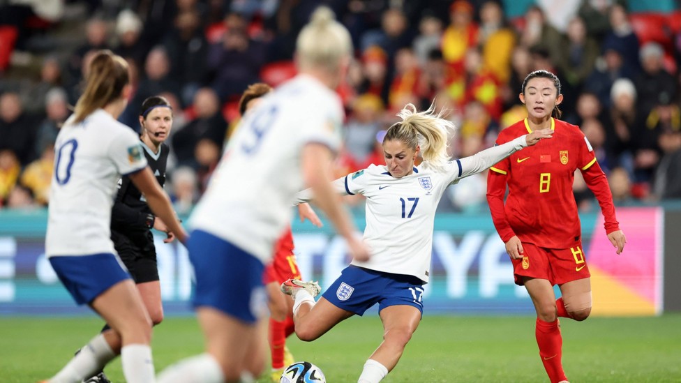 WORLD STAGE  : The midfielder makes her World Cup bow in a 1-0 win over Denmark and then plays in a 6-1 win against China.