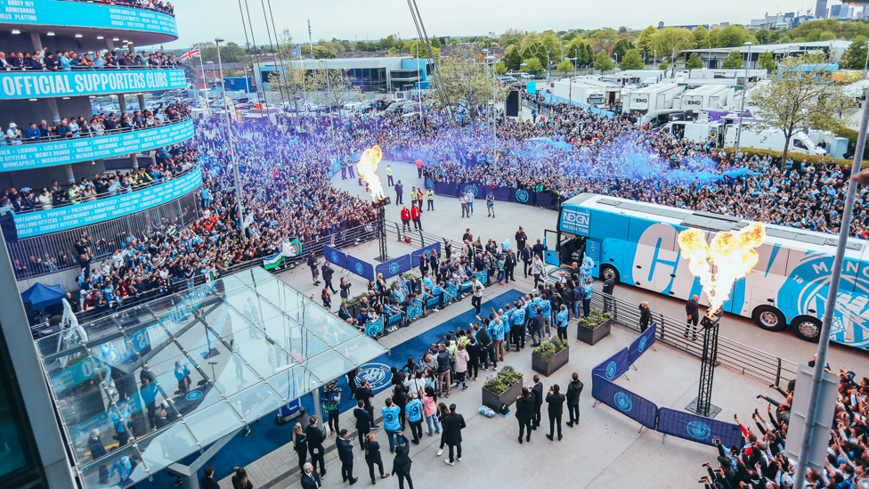 PEP CALLED : And the fans delivered - what a welcome for our players!