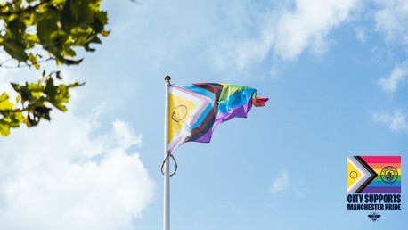 Annual flag-raising ceremony marks the start of City's Manchester Pride celebrations