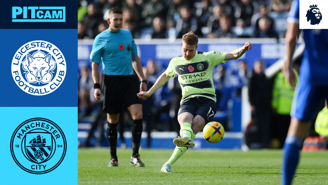 Leicester City 0-1 City: Pitcam highlights