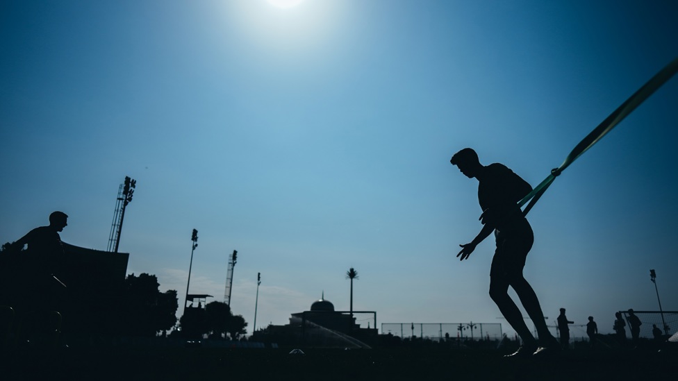 Matheus Nunes silhouetted...