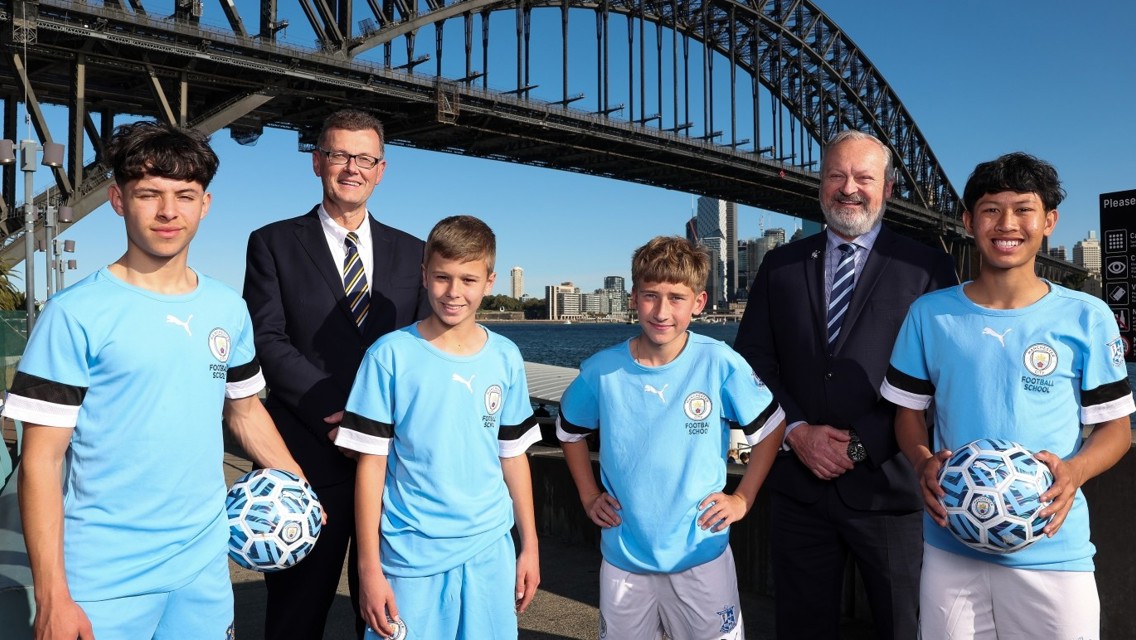 First Manchester City Football Schools launched in New South Wales, Australia