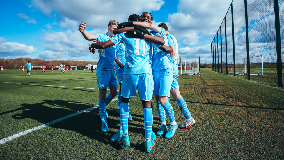 ALL TOGETHER NOW: City's youngsters celebrate as the Big City Weekender gets off to a flying start