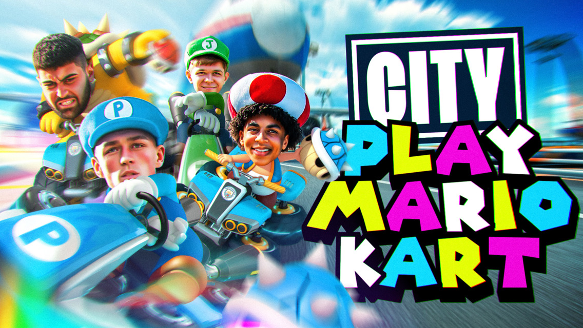 Watch: City stars go head-to-head in Mario Kart