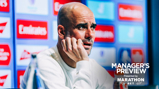 PRESS CONFERENCE: Pep Guardiola addresses the media