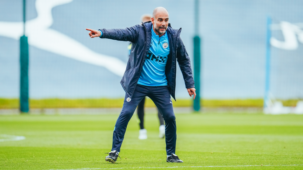 Pep: What plans does he have up his sleeve for Sunday?