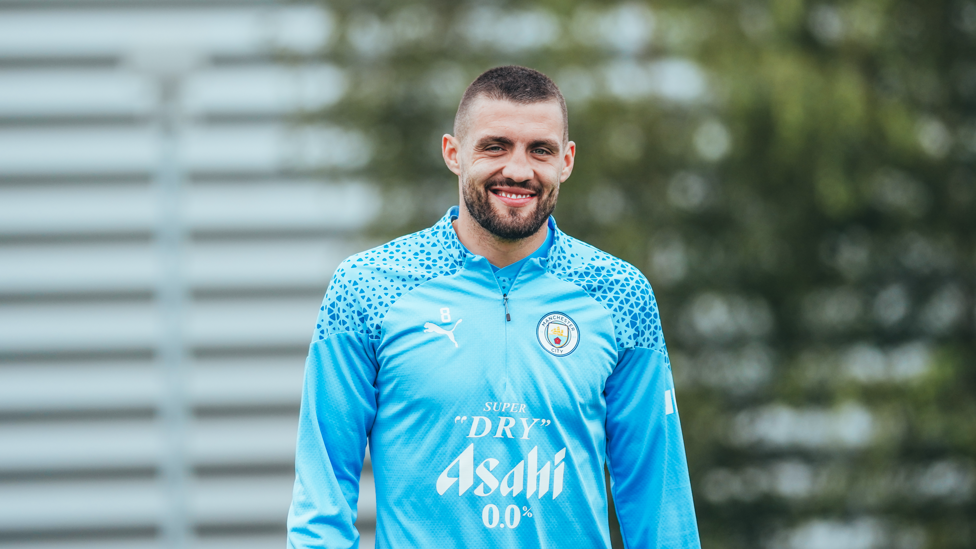 WINNING SMILE : Mateo Kovacic impressed in the win at Bramall Lane