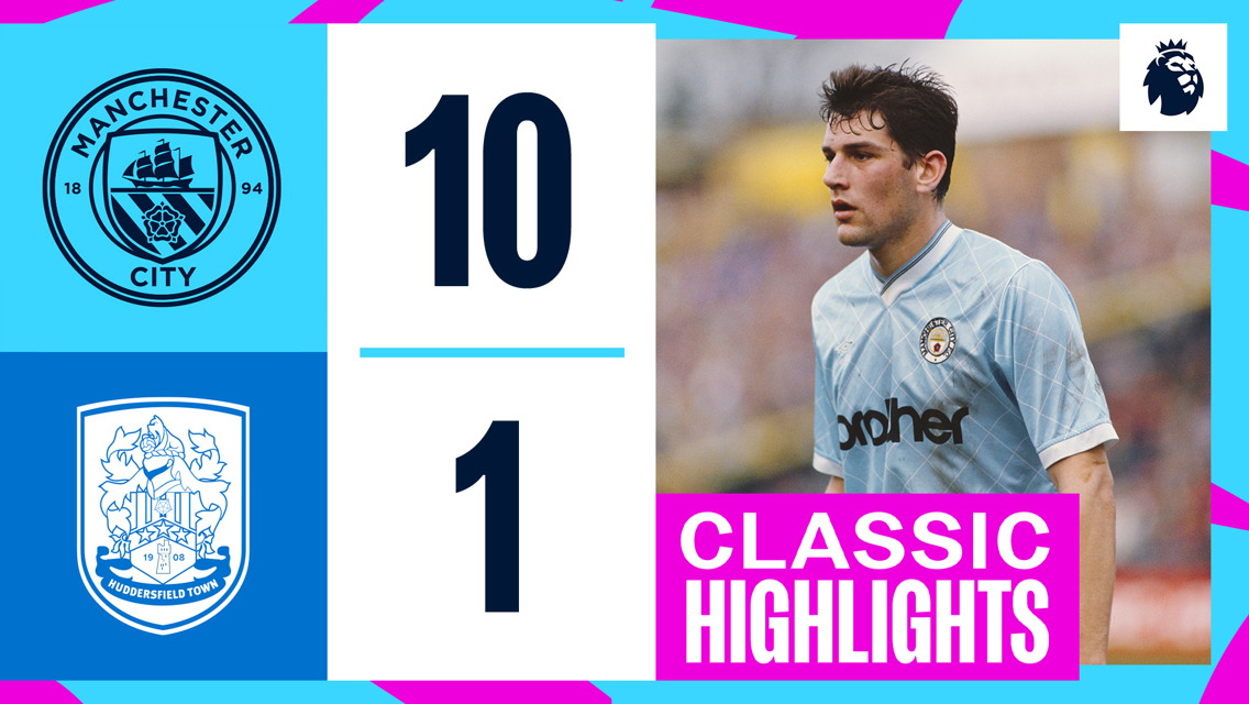 Classic highlights: City 10-1 Huddersfield Town 