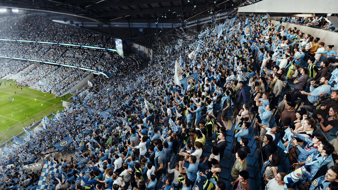 Revelamos el proyecto de ampliación de la tribuna norte del Etihad Stadium