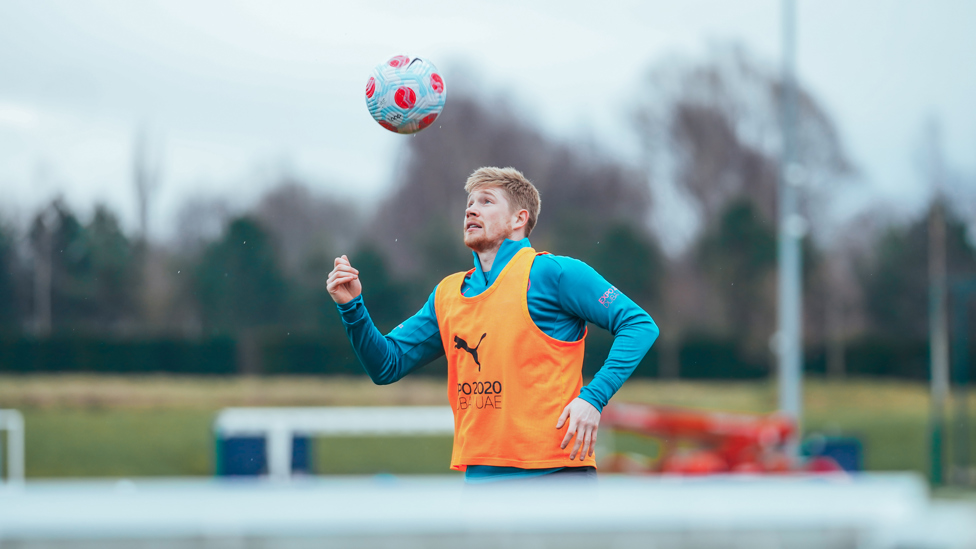 HEAD MASTER: Kevin De Bruyne at the heart of things once again