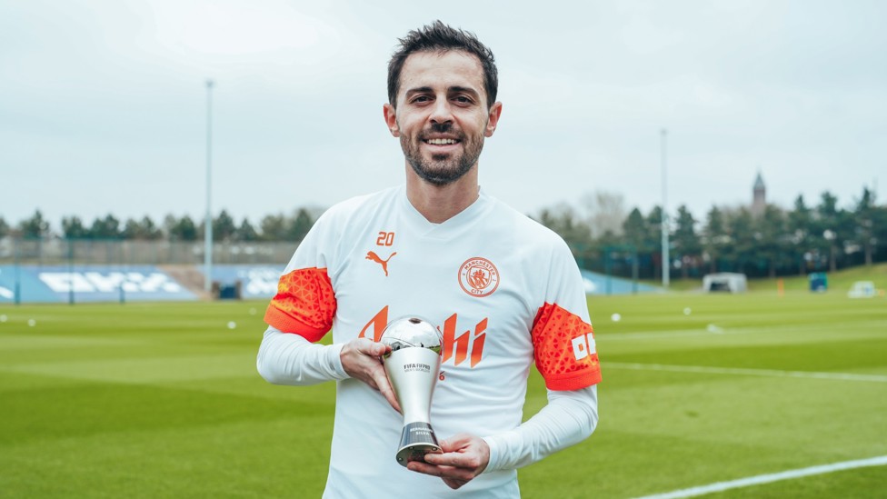 BRILLIANT BERNARDO : Silva was one of six City players in the FIFPRO World XI