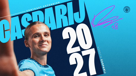 Kerstin Casparij signs contract extension to 2027